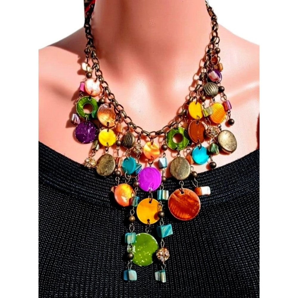 Women's Vintage Boho Statement Necklace